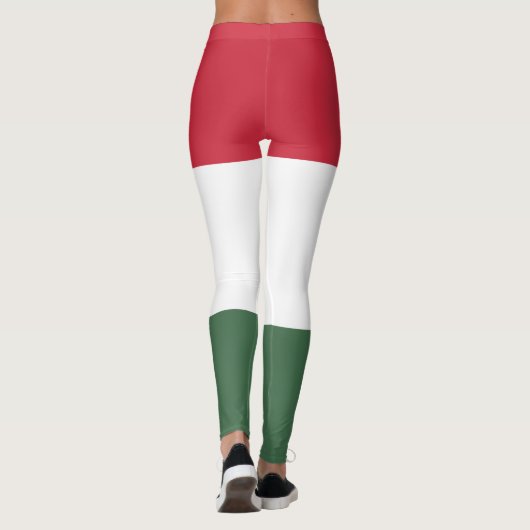 Leggings Drapeau hongrois (Dos)