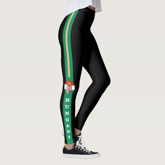 Leggings Drapeau hongrois & Hongrie patriotes de mode / spo (Droite)