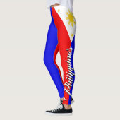 Leggings Drapeau impressionnant de Philippines (Gauche)
