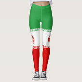 Leggings Drapeau Iran (Devant)