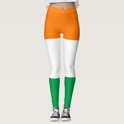 Leggings Drapeau irlandais (Devant)