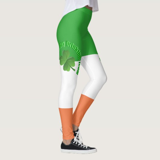 Leggings Drapeau irlandais de l'équipe Jour de la Saint Pat (Droite)