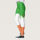 Leggings Drapeau irlandais de l'équipe Jour de la Saint Pat (Gauche)