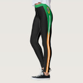 Leggings Drapeau irlandais de mode, patriotique (Gauche)