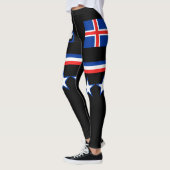 Leggings Drapeau Islande (Gauche)
