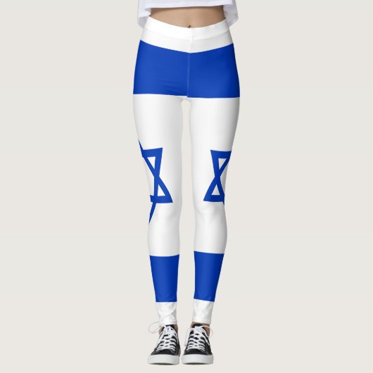 Leggings Drapeau Israël (Devant)