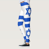 Leggings Drapeau Israël étoile bleue de David (Gauche)