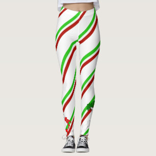 Leggings Drapeau italien de rayures