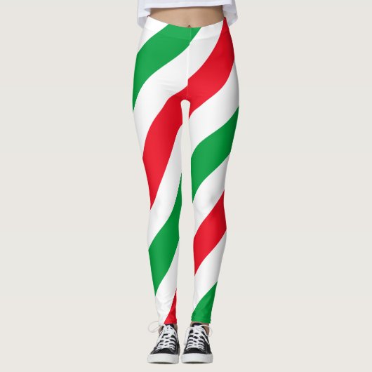 Leggings Drapeau italien motif (Devant)