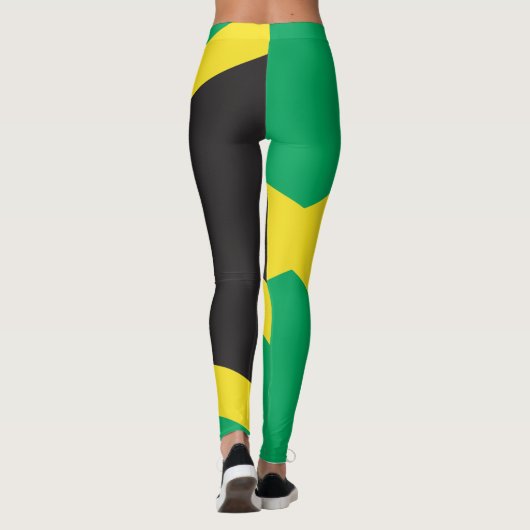 Leggings Drapeau jamaïcain (Dos)