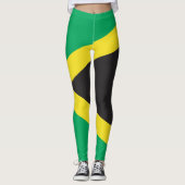Leggings Drapeau jamaïcain (Devant)
