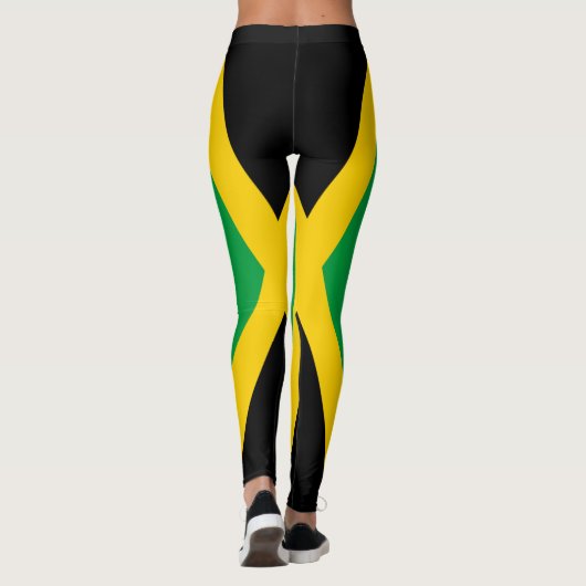 Leggings Drapeau jamaïcain (Dos)
