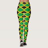 Leggings Drapeau jamaïcain (Dos)