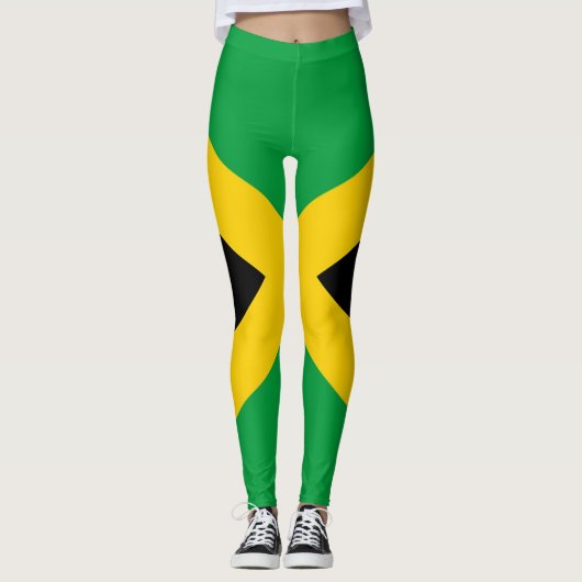 Leggings Drapeau jamaïcain complètement II (Devant)