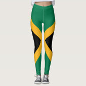 Leggings Drapeau Jamaïque (Devant)