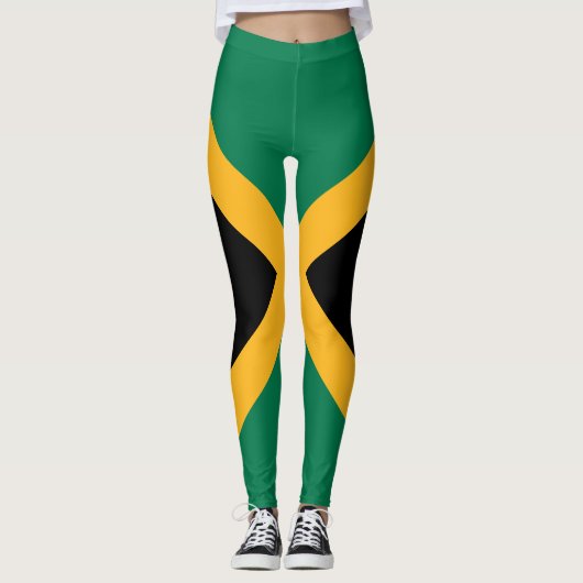 Leggings Drapeau Jamaïque (Devant)
