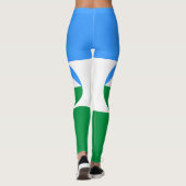Leggings Drapeau Kabardino Balkaria (Dos)