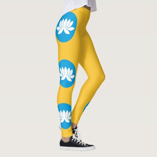 Leggings Drapeau Kalmykia (Droite)