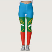 Leggings Drapeau Karachay Cherkessia (Devant)