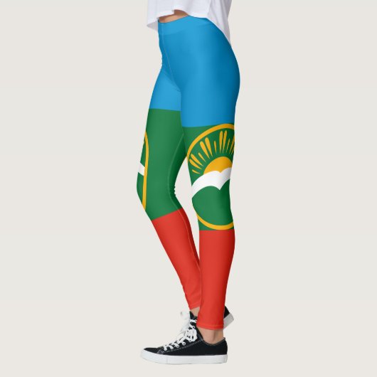 Leggings Drapeau Karachay Cherkessia (Gauche)