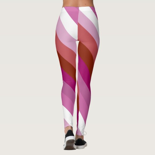 Leggings Drapeau lesbien (Dos)