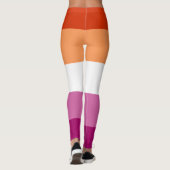 Leggings Drapeau lesbien (Dos)