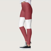Leggings Drapeau letton (Lettonie) (Gauche)