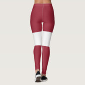 Leggings Drapeau Lettonie (Dos)