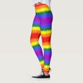 Leggings Drapeau LGBT+ - Légendes larges bandes (Gauche)
