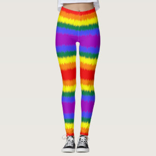 Leggings Drapeau LGBT+ - Légendes larges bandes