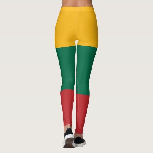 Leggings Drapeau lituanien (Dos)