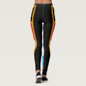 Leggings Drapeau Luxembourg (Dos)