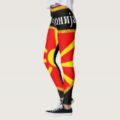 Leggings Drapeau Macédoine (Gauche)