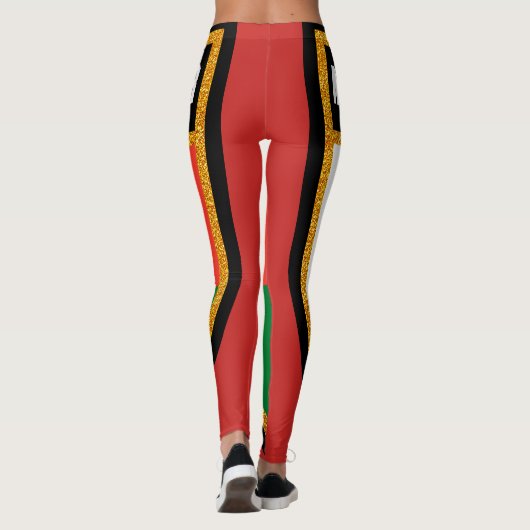 Leggings Drapeau Madagascar (Dos)