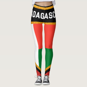 Leggings Drapeau Madagascar