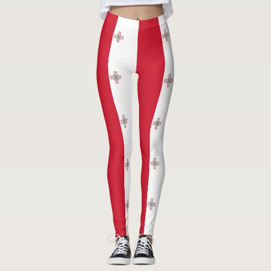 Leggings Drapeau maltais (Devant)