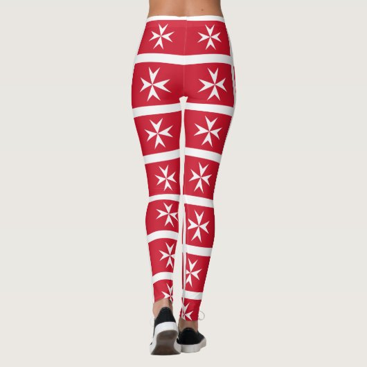 Leggings Drapeau maltais (Dos)