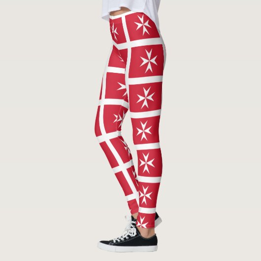 Leggings Drapeau maltais (Gauche)