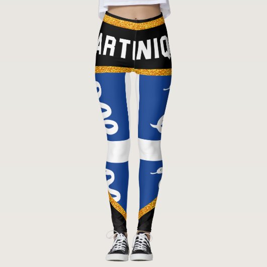 Leggings Drapeau Martinique (Devant)