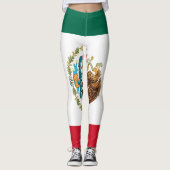 Leggings Drapeau Mexicain - Drapeau du Mexique (Devant)