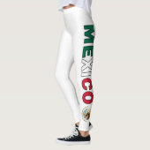 Leggings Drapeau mexicain Fête de l'Indépendance Légendes m (Gauche)