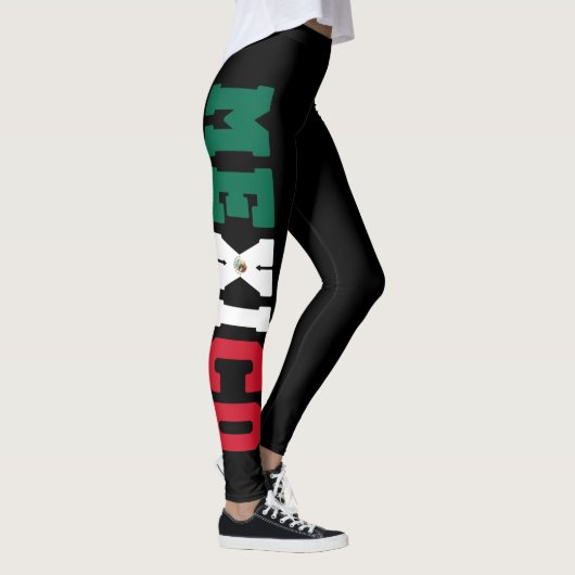 Leggings Drapeau mexicain Fête de l'Indépendance Légendes m (Droite)