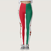 Leggings Drapeau mexicain impressionnant du Mexique (Devant)