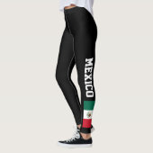 Leggings Drapeau mexicain légendes personnalisées pour le s (Gauche)