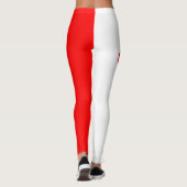 Leggings drapeau national canadien (Dos)