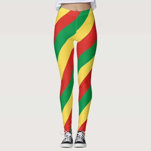 Leggings Drapeau national de la République du Congo (Devant)