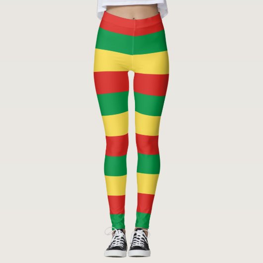 Leggings Drapeau national de la République du Congo (Devant)