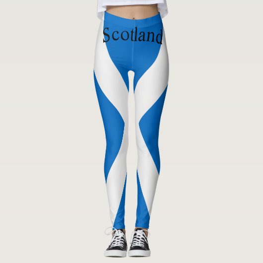 Leggings Drapeau national de l'Écosse Thunder_Cove (Devant)