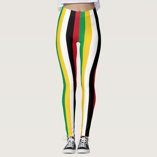Leggings Drapeau national de Saint-Kitts-et-Nevis (Devant)