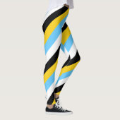 Leggings Drapeau national de Sainte-Lucie Couleurs diagonal (Droite)
